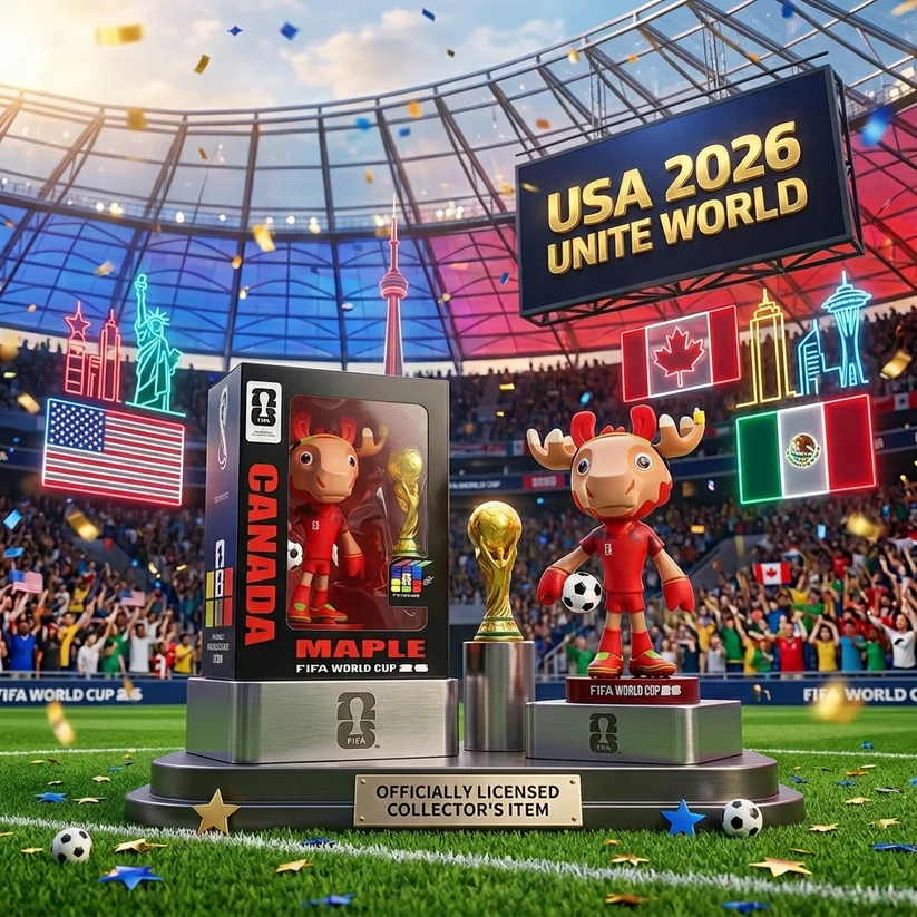 2026 World Cup Mascot Collectible Figures